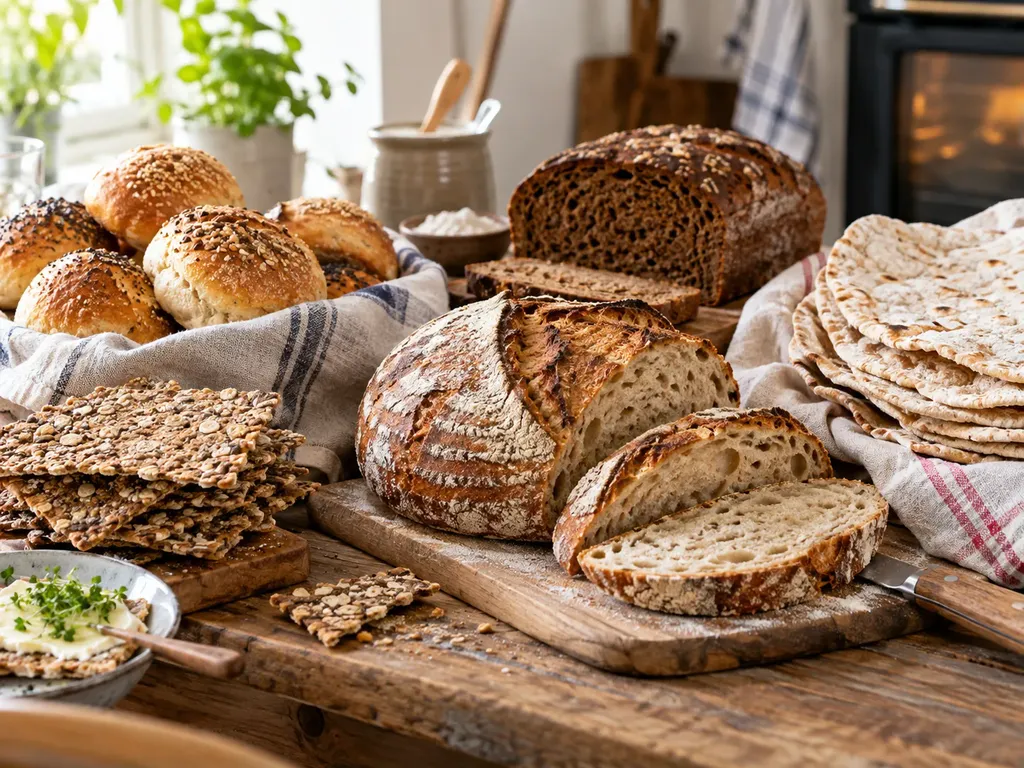 Redaktionell bild för kategorin Bröd & knäckebröd