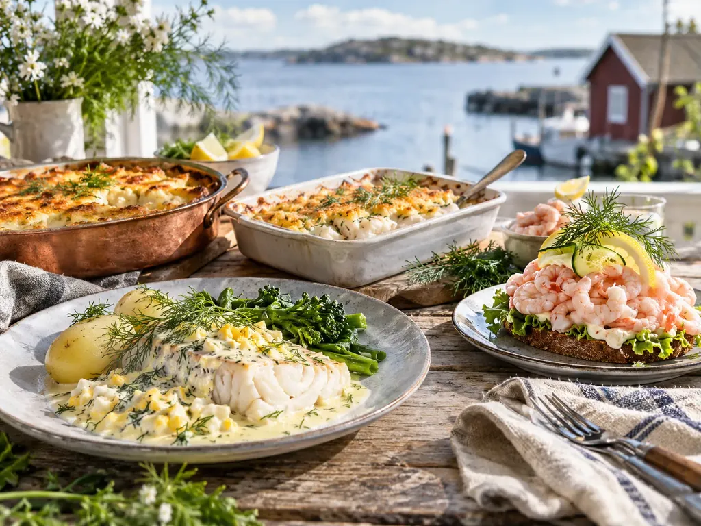 Redaktionell bild för kategorin Fisk & skaldjur