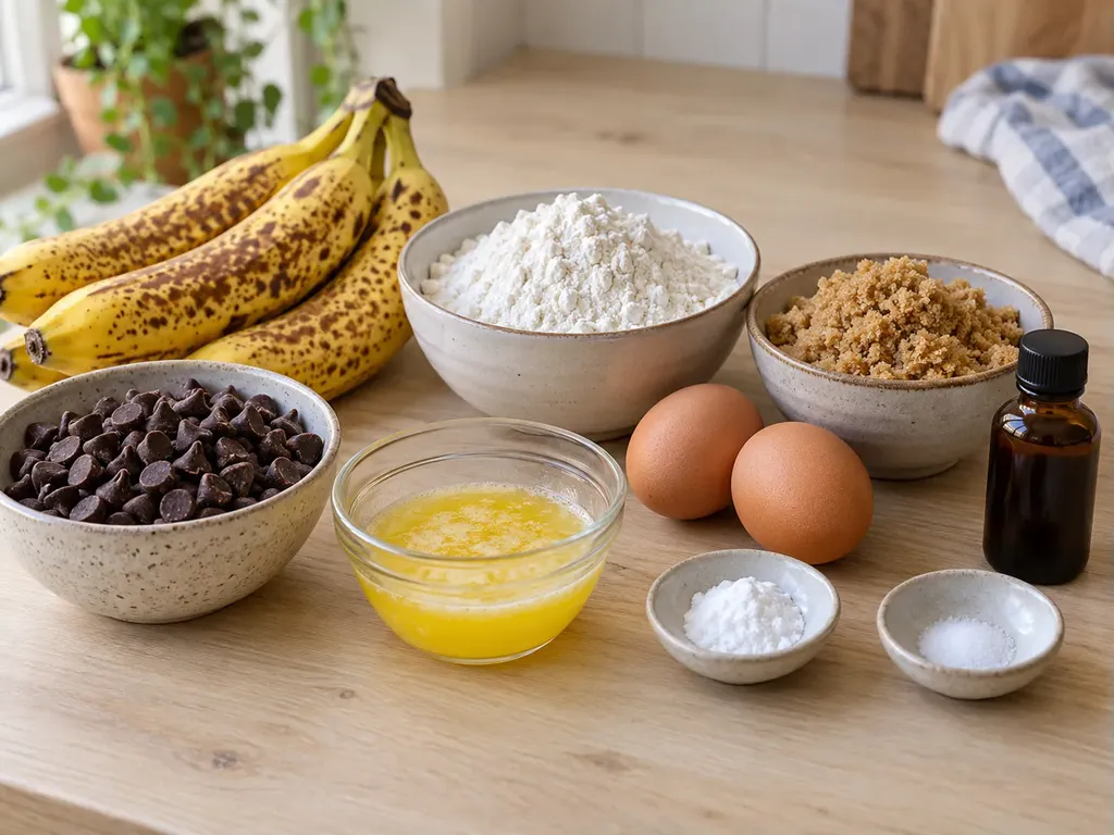 Banankaka med choklad