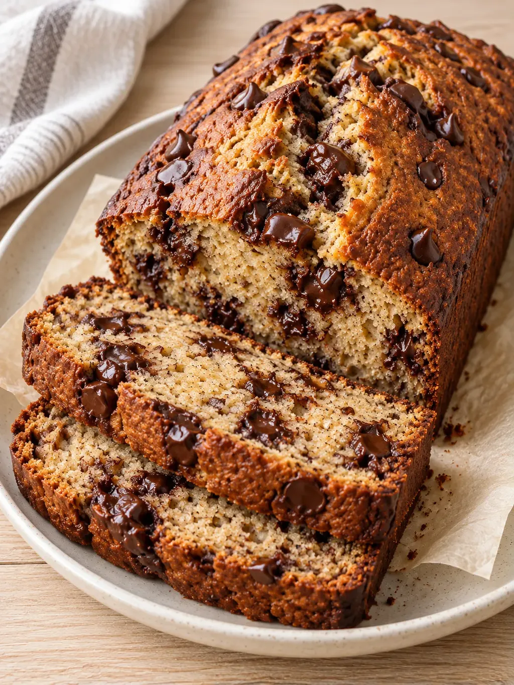 Banankaka med choklad