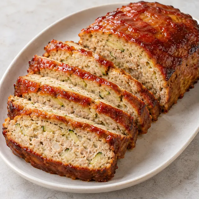 Kalkonfärslimpa med zucchini