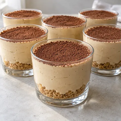 Kaffekräm med mascarpone i glas