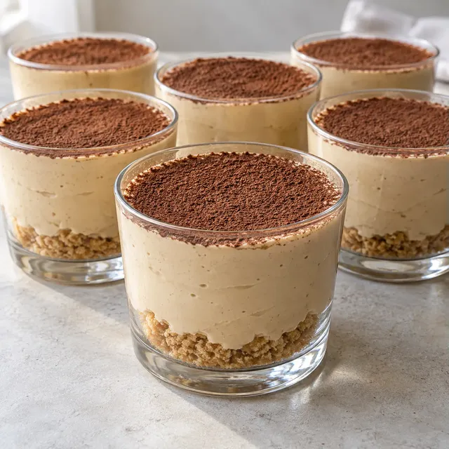Kaffekräm med mascarpone i glas