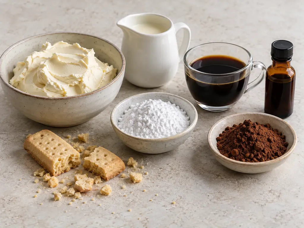 Kaffekräm med mascarpone i glas
