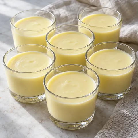 Len citronposset i glas