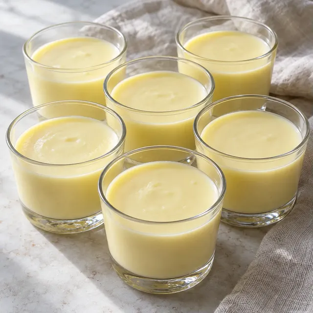 Len citronposset i glas
