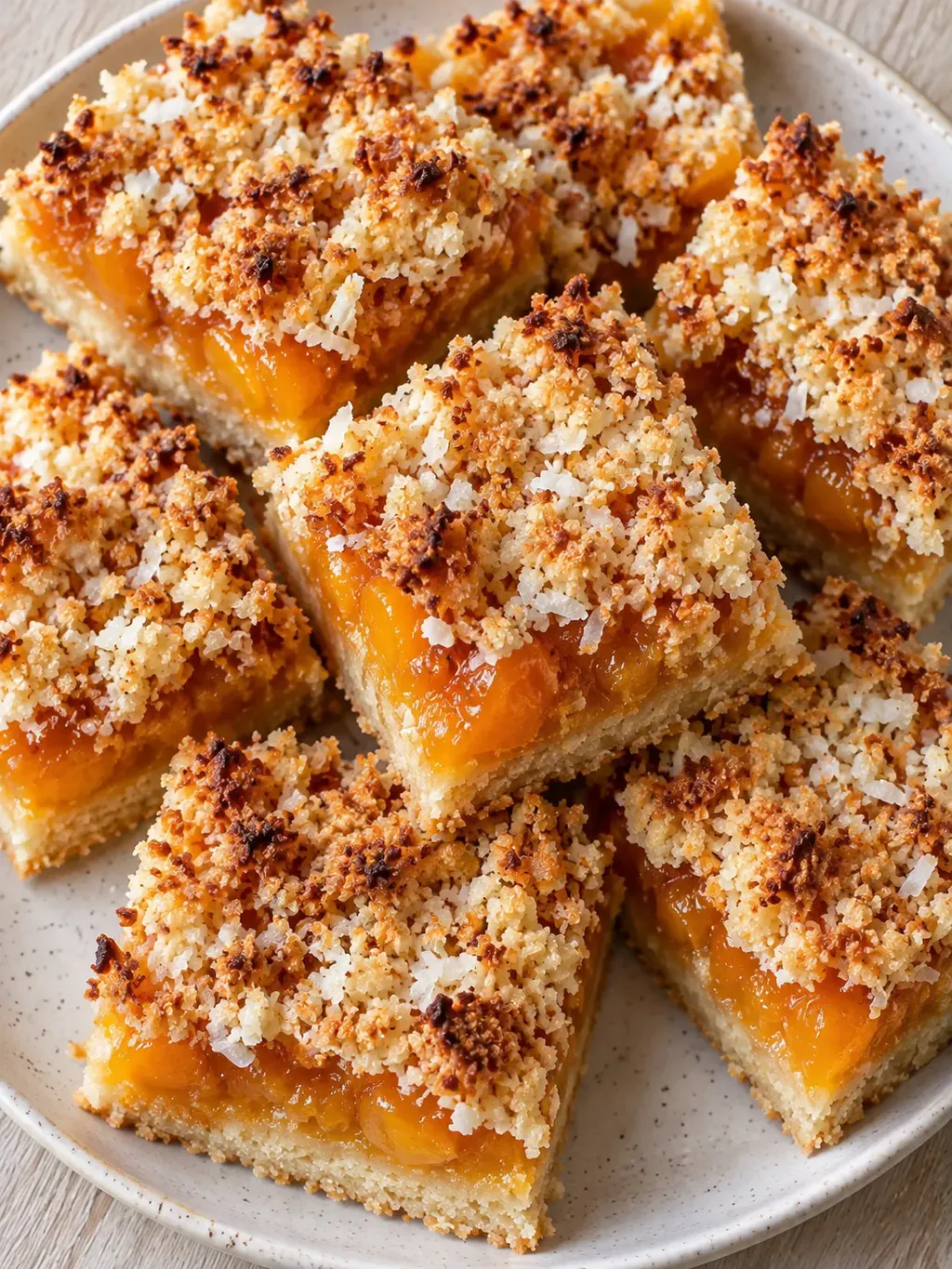 Aprikosrutor med kokossmul