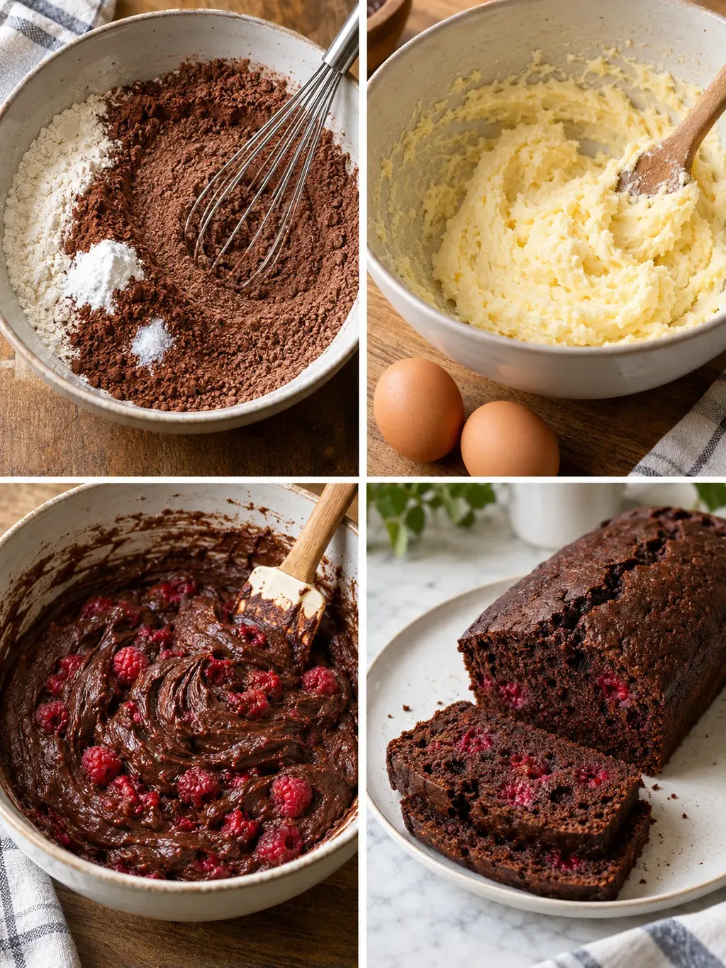 Chokladkaka med hallon